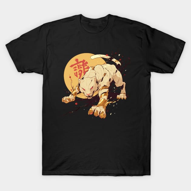 white panther T-Shirt by inprimewe